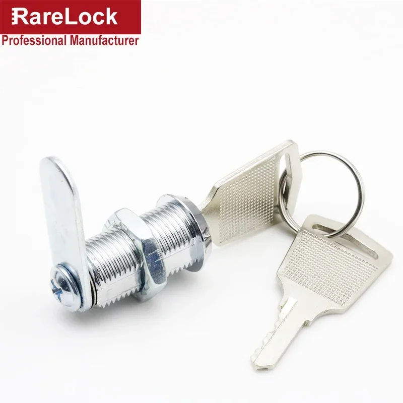 Mini Cam Lock with 2 Keys Diameter 12mm Zinc Alloy Easy Installed for Cabinet Drawer Furniture Hardware Rarelock G1