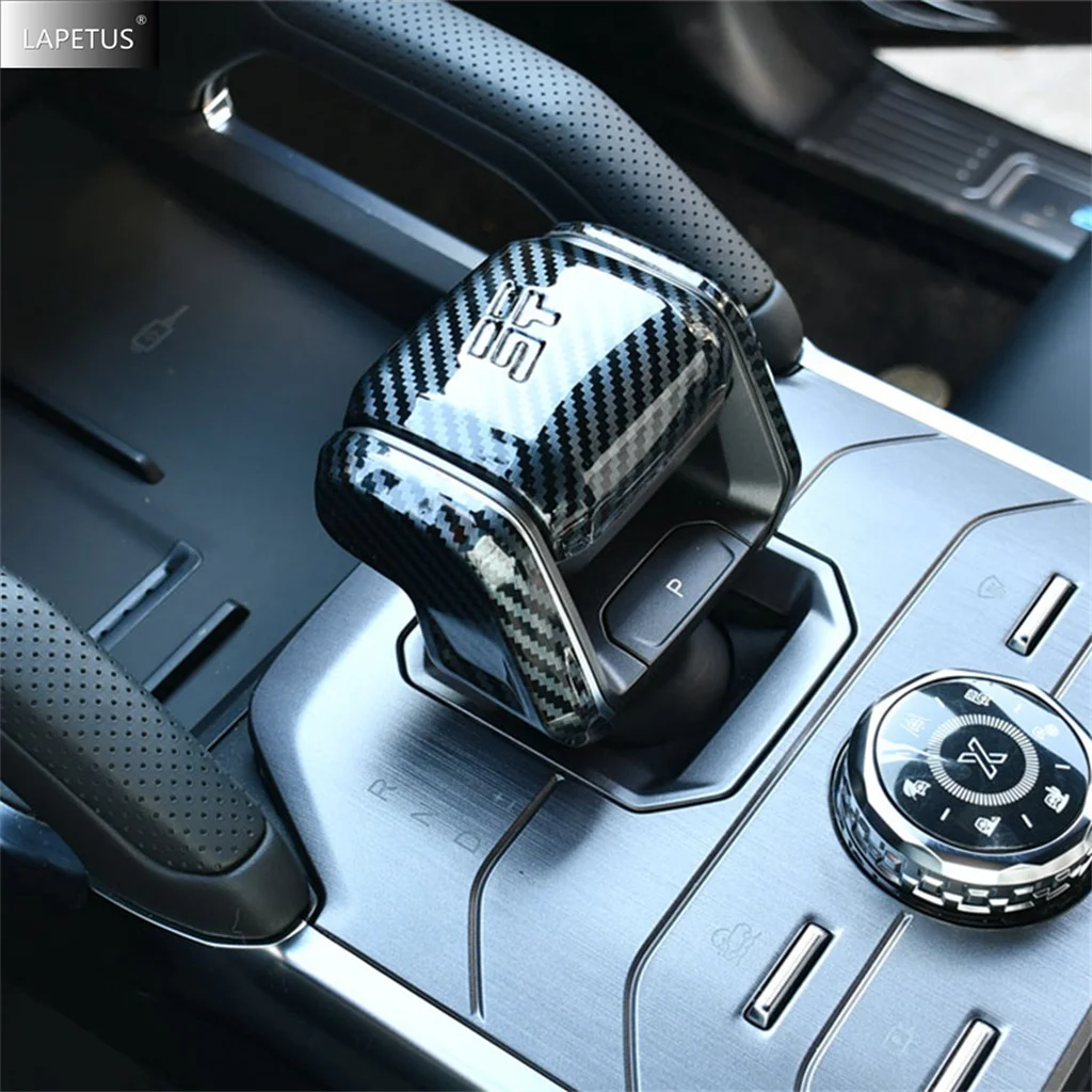 

Carbon Fiber Gear Shift Knob / Door Handle Bowl / Window Lift Button Cover Trim Accessories For Chery Jetour Traveller 2024 2025