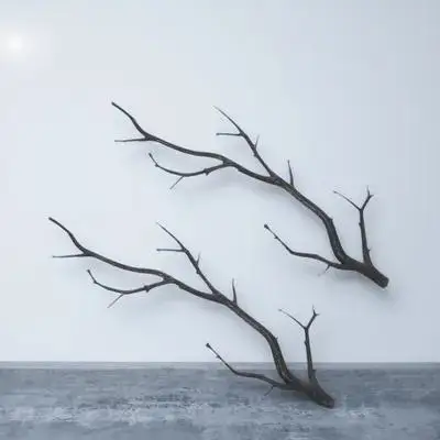 

Artificial Tree Branches for Decoration 2pcs Fake Twig Stems Indoor Halloween Christmas Home Craft Display Dried Branch Ornament