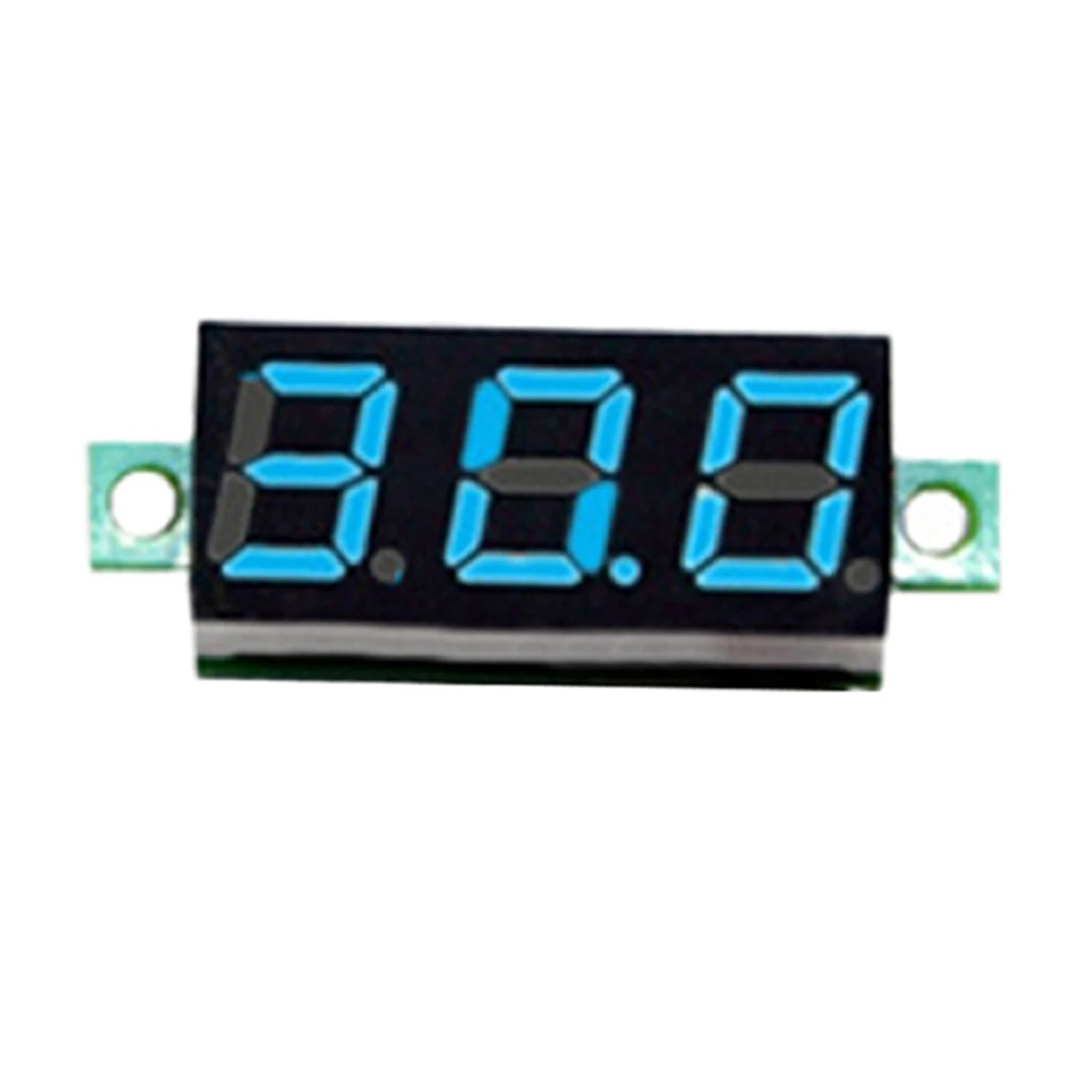 Compact Car Battery Voltage Indicator 0 28 inch 3 Wire LED Digital Voltmeter DC0100V Reverse Connection Protection