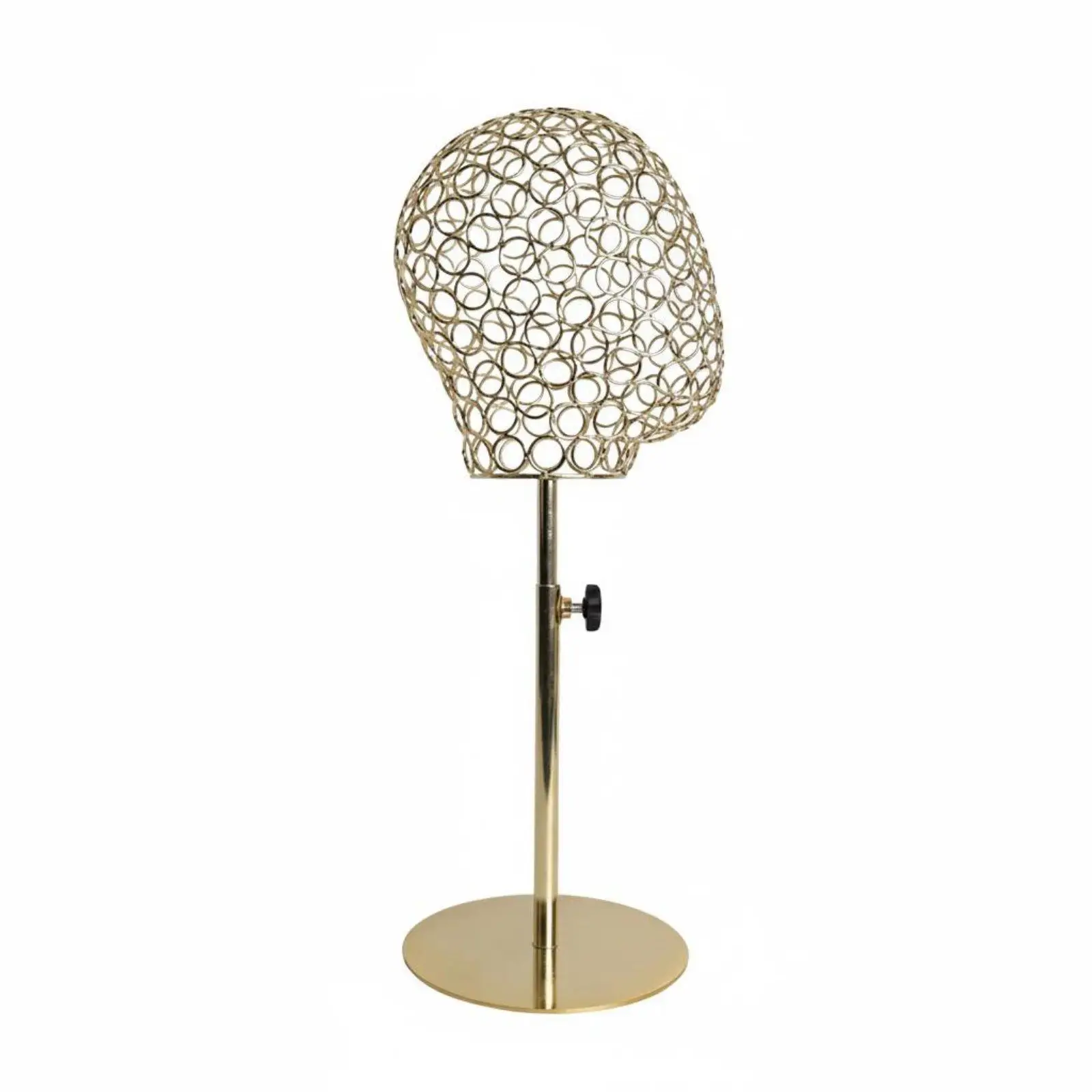 Adjustable Mannequin Head Hat Display Stand for Retail Hairpiece and Head Accessory Organization