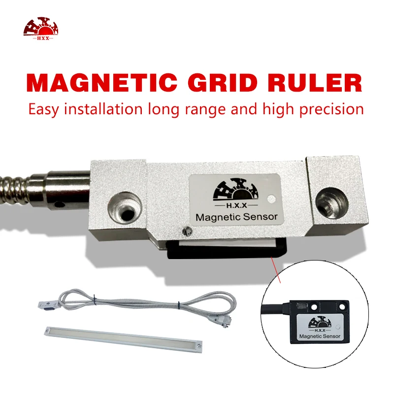 HXX DRO Magnetic Remote Digital Readout Digital Linear Scale External Display for Concrete Grinder