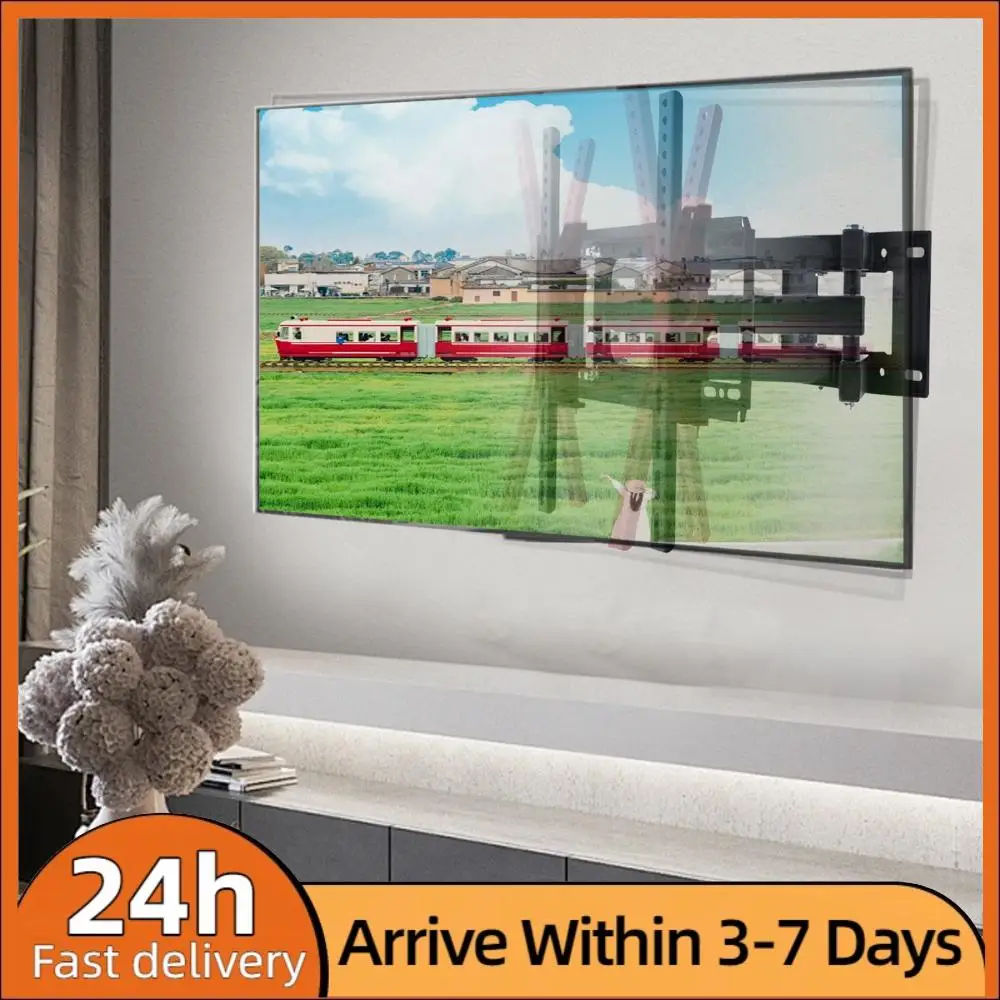 

TV Bracket with Swivel and Tilt Full Motion Wall Mount Long Arm Full Motion Bracket for 26-80 Inch Television