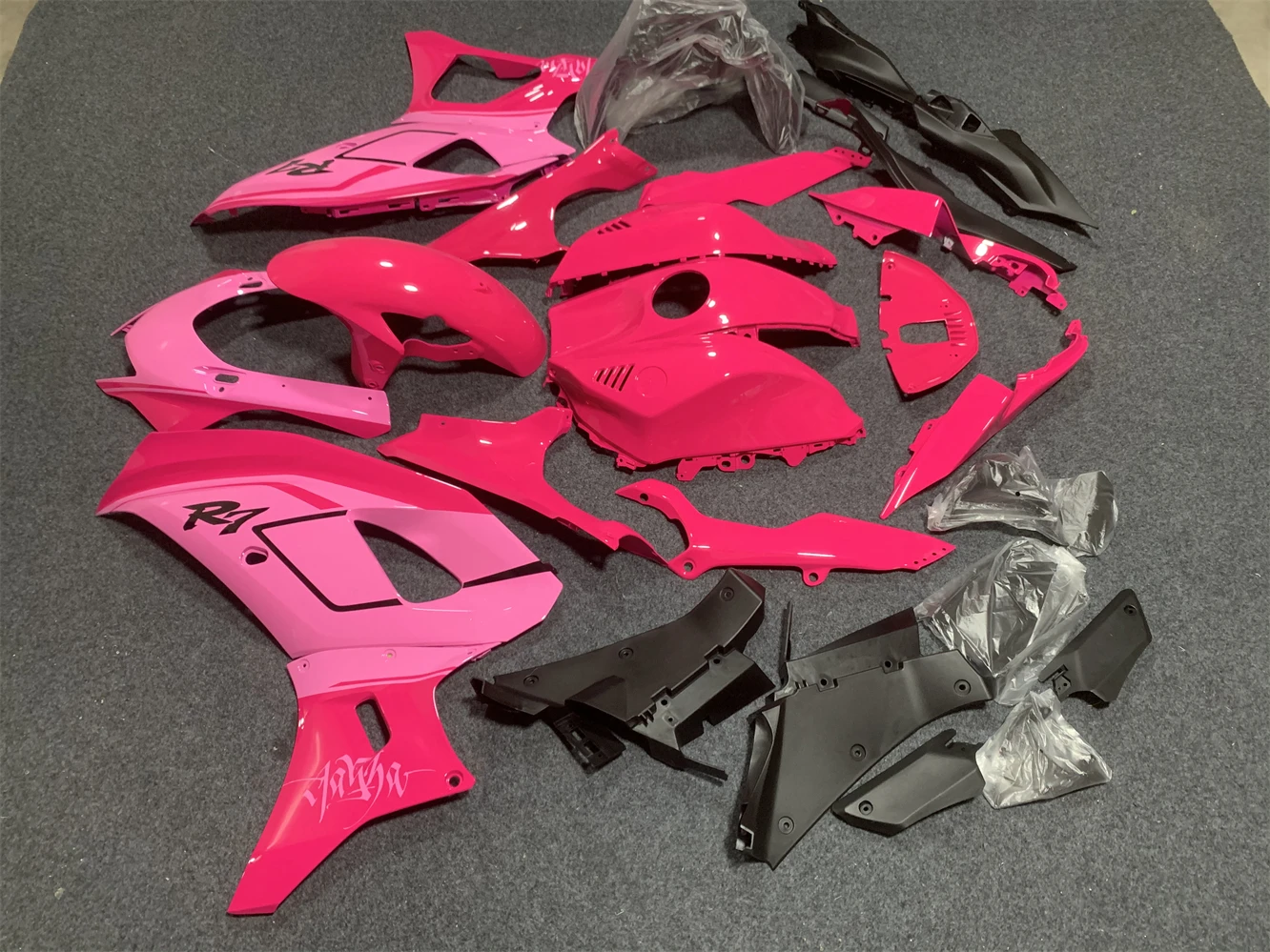 Motorcycle Fairing kit for Yamaha R7 2022 2023 YZF700 22 23 Year fairing pink motorcycle housing