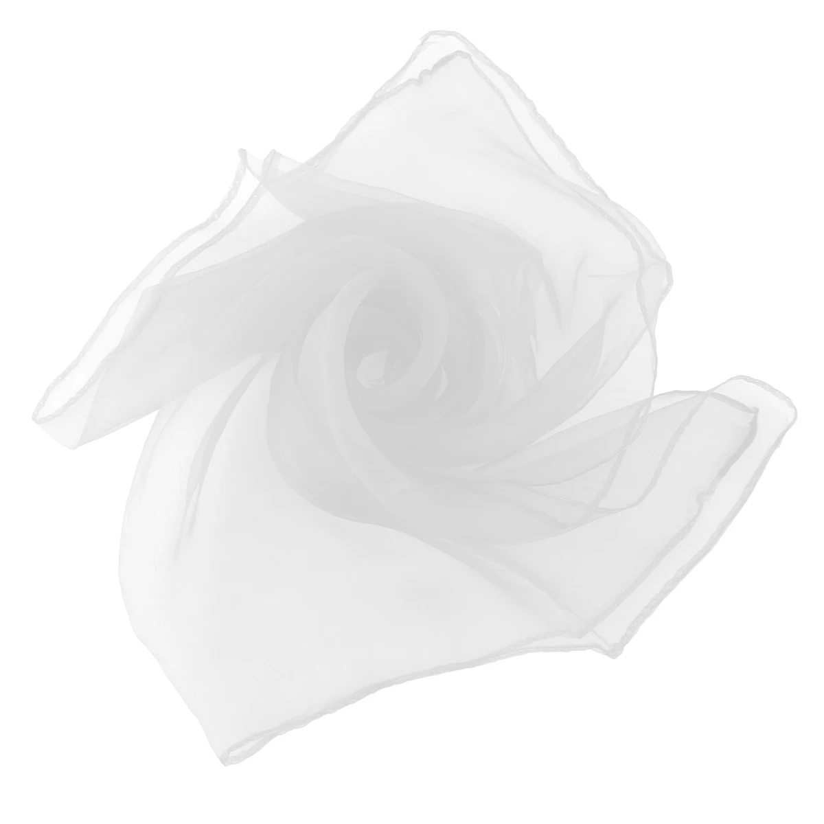 

Scarves for Women Dressy Solid Color Small Silk Scarf Dance Scarfs White Square
