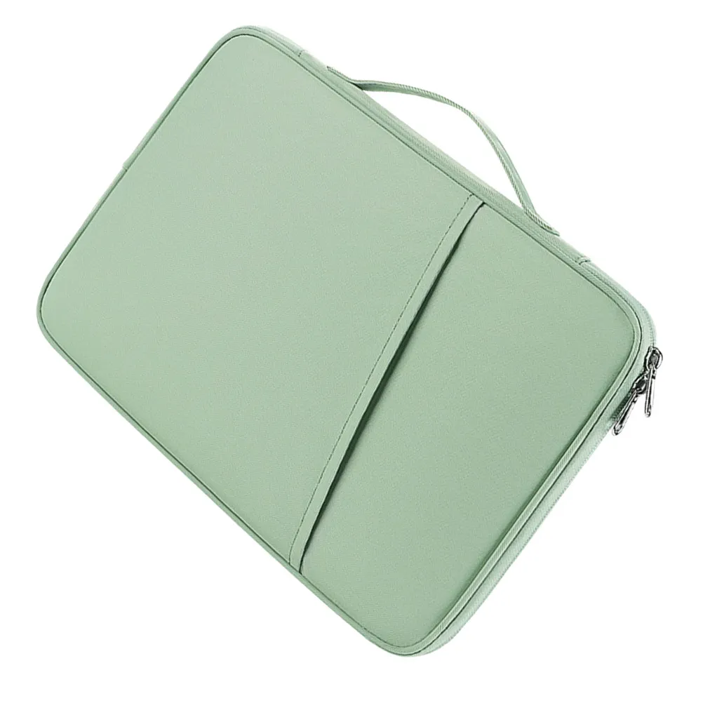 Lightweight Portable Tablet Sleeve Bag 10.8-11 Inch Nylon Material Spacious Storage for Tablet Accessories Minimalist Style