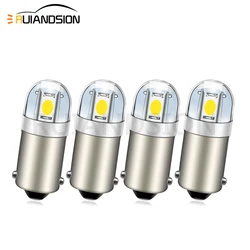 RUIANDSION4X BA9S T4W 3030SMD LED Car Dome Trunk Light Auto Side Position Lamp Motorcycle Bulb No-Polar 6V 12V 200Lm 6000K 4300K