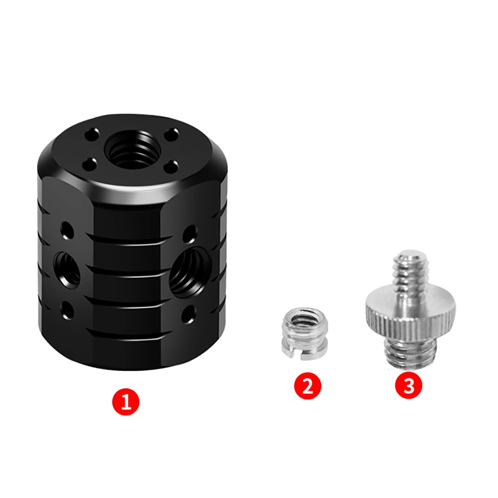 Adapter śrubowy do statywu 3/8 "1/4" ARRI konwersja otworu uchwyt przedłużający do lustrzanki cyfrowej Monitor światło wypełniające magiczne ramię uchwyt fotograficzny