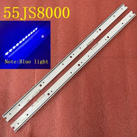 2 개/대 LED 스트립 삼성 UE55JS8000T UE55JS8500T UE55JS9000T UE55JS8590T UN55JS9000 UN55JS850DF UN55JS8500 UE55JS8500