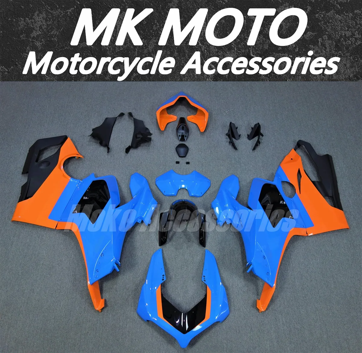 

Fairings Kit Fit For Panigale v4s v4r 2020 2021 Bodywork Set 20 21 Abs High Quality Injection Blue Orange