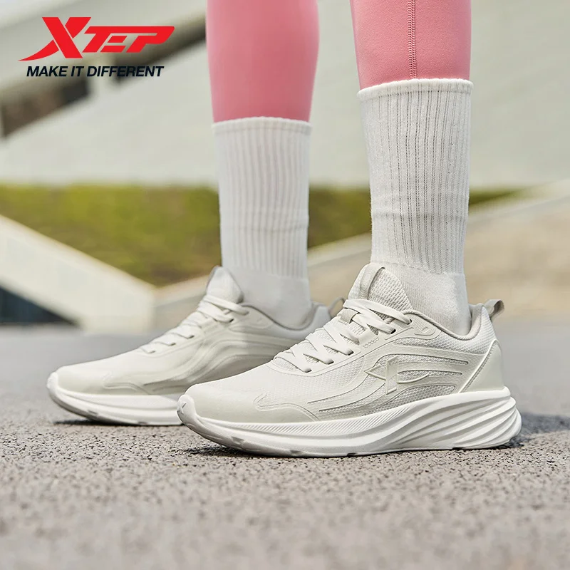 XTEP Running Shoes For Women 2025 Summer New Elastic Comfortable Wear-Resistant Training Professional Sports Shoes 875318110013