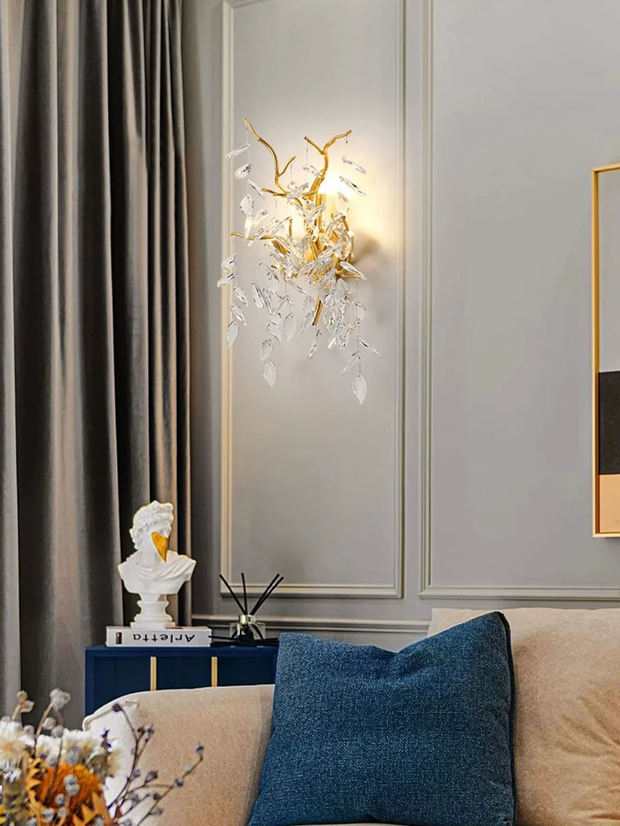 โคมไฟติดผนังคริสตัลแบบโมเดิร์น - Lighting Decoration On Wall บทวิจารณ์และราคา