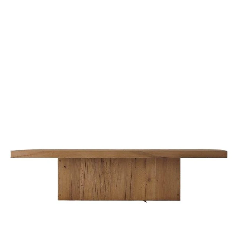 

Nordic coffee table American rural retro coffee table, neoclassical light luxury edge table