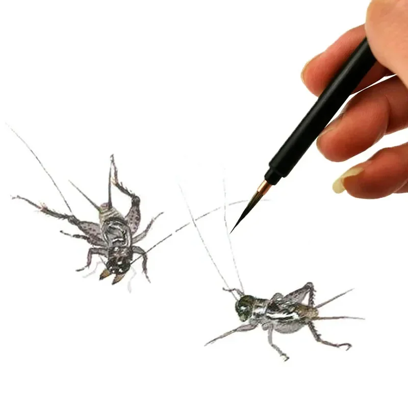 Chinese Calligraphy Brush Rabbit Hair Meticulous Painting Baimiao Brush Pen Watercolor Painting Fine Line Brushes Tinta China