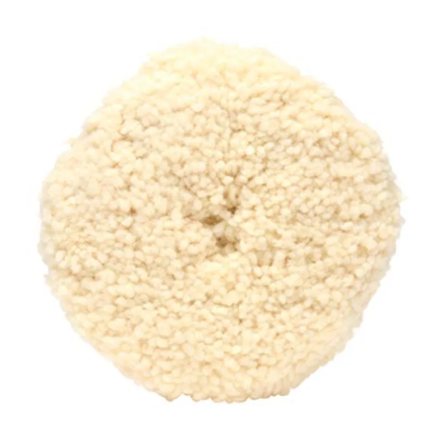 

Wool Compounding Pad 9 in 05703 White Doublesided For Auto Body Compounding and Buffing Appplicatios 1 Pad