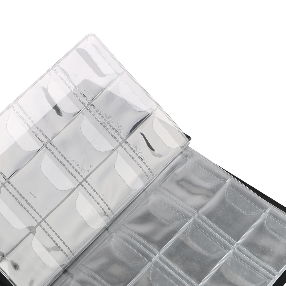 120 Pockets Coins Collector Coin Holder Albums Coin Album Book Mini Penny Coin Storage Bag Collecting Money Organizer