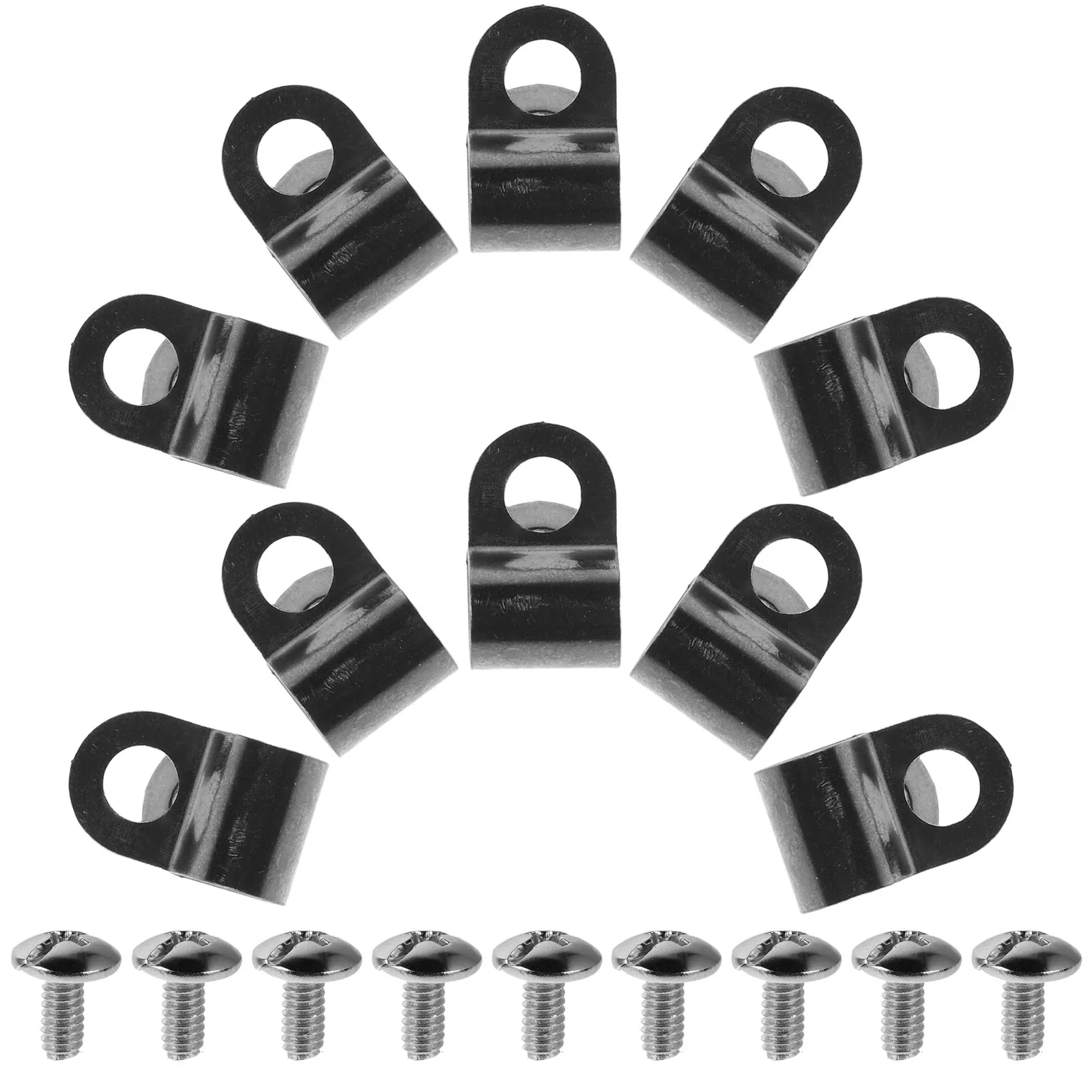 

20Pcs Hockey Locking Clips Universal Visor Fastener Secure Buckle Replacement Mounting Hardware Buckle Repair Kit