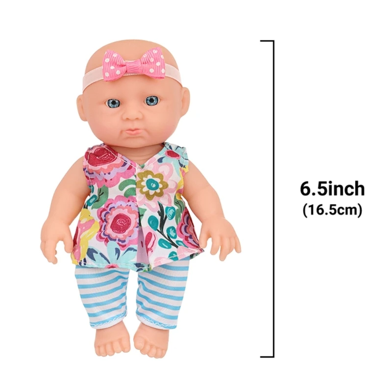 6.5in Da Trắng Reborns Búp Bê Cuộc Sống Giống Như Bé Búp Bê Trẻ Nuôi Dạy Con Cái Trò Chơi Búp Bê Giáo Dục Trẻ Giả Vờ Chơi