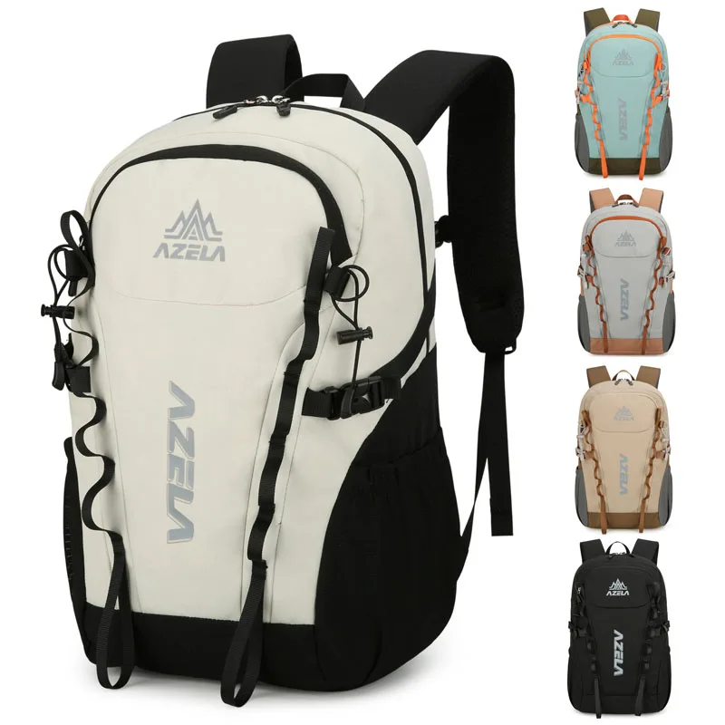 

Unisex Outdoor Backpack - Large Capacity, Water-Resistant Hiking Sports Backpack Travel Lightweight Hiking Backpack - Unisex Cas