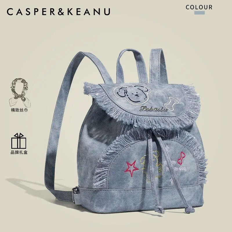 

Рюкзак CHARHP&KEJNT Academy New Style, двойная сумка через плечо, с забавными элементами, большой вместимости, для поездок на работу/учебу