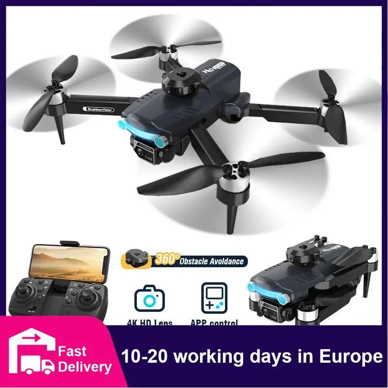 

H10 RC Drone HD 4K Camera Brushless Professiona Quadcopter Optical Flow Wifi FPV Drones Remote Control Helicopter Airplane Dron