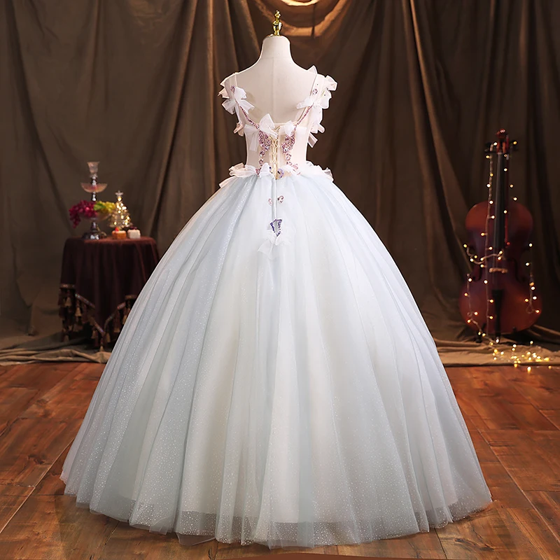 Премиум-платья Quinceanera Вечернее платье Элегантное бальное платье с несколькими украшениями в виде банта. Платье принцессы для выпускного вечера больших размеров по индивидуальному заказу