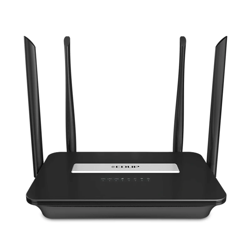 EDUP Router nirkabel CPE 3G/4G, Router WiFi 300Mbps 4G Mode Wifi dengan slot kartu SIM Hotspot untuk kantor rumah