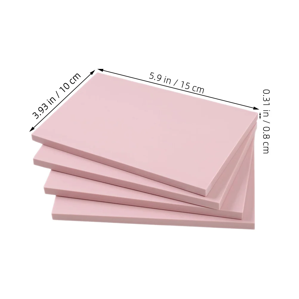 4 قطعة كتل لينوت مطاطية متينة عالية الدقة لمشاريع فنية حرفية يدوية سهلة القطع مواد مطاطية نحت يدوية #4