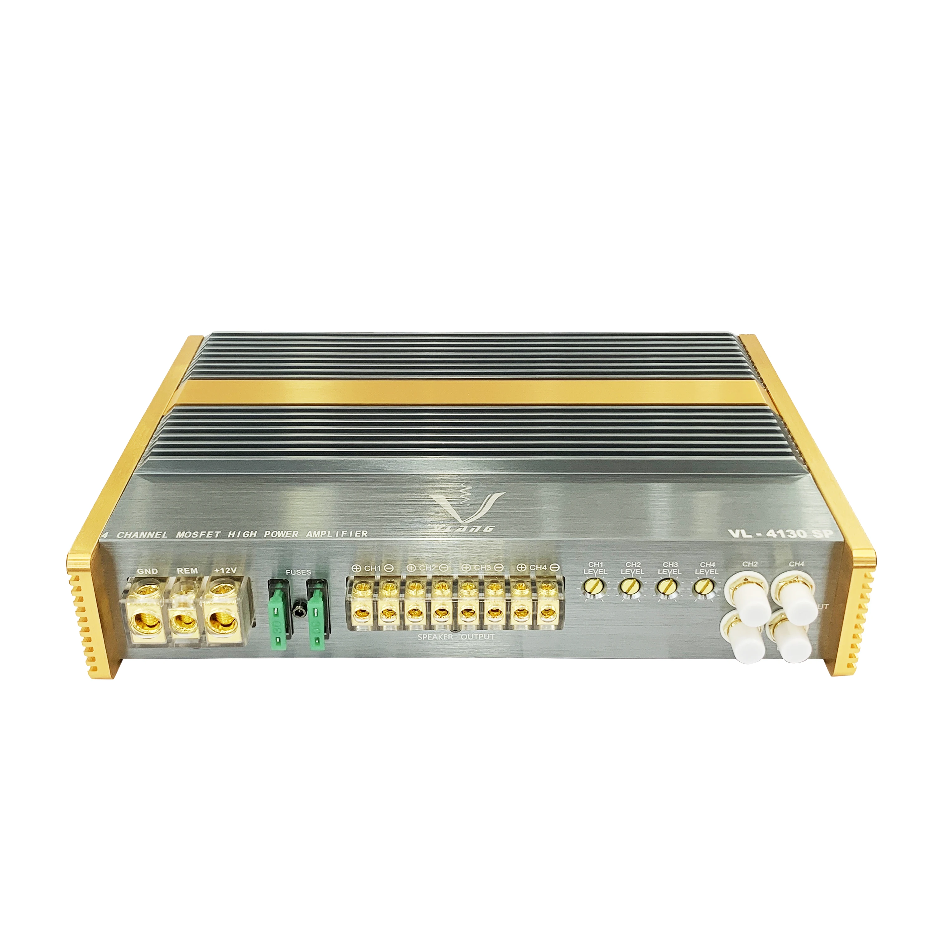 12V 4 channel AB class power amplifier power amplifier Vehicle audio processor source power factory car  audio