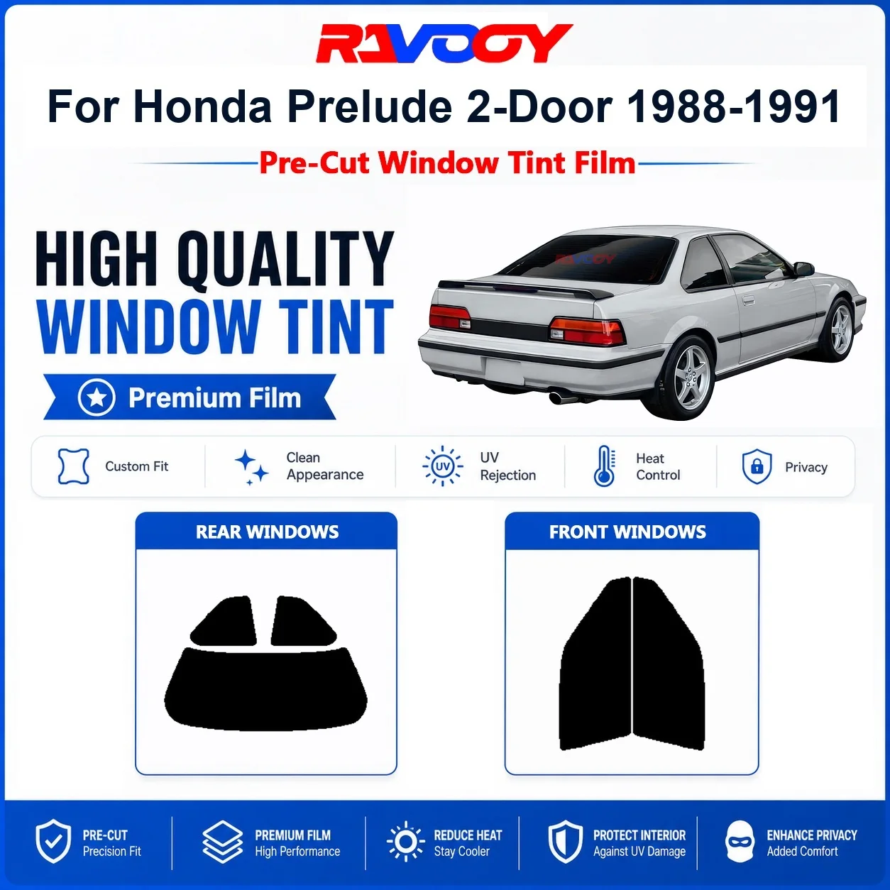 premium-pre-cut-window-tint-for-honda-prelude-2-door-1988-1991-front-rear-windows-uv-heat-rejection-privacy-film