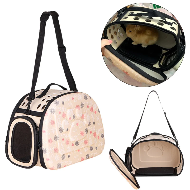 Breathable Rabbit Bird Chinchillas Carrier for Small Animals Travel Pet Single Shoulder Bags Puppy Cat Dog Hedgehog Carrying Bag