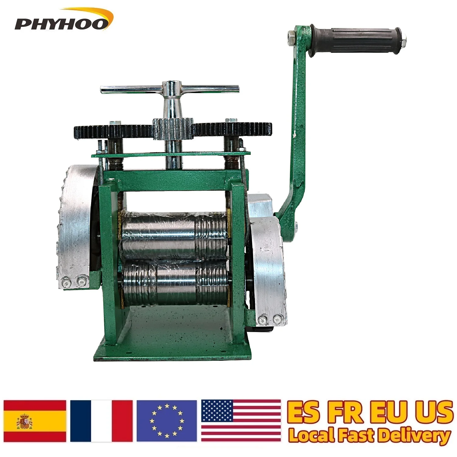 Combination Rolling Mill Machine Table Pressing Rolling Machine Manual Metal Rollers Flattening Design Tool Jewelry Making Tools