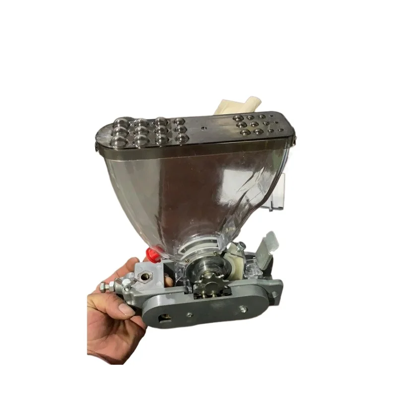 Plastic Hand Push Vegetable Planter Sowing Box  with Seat Seeder
