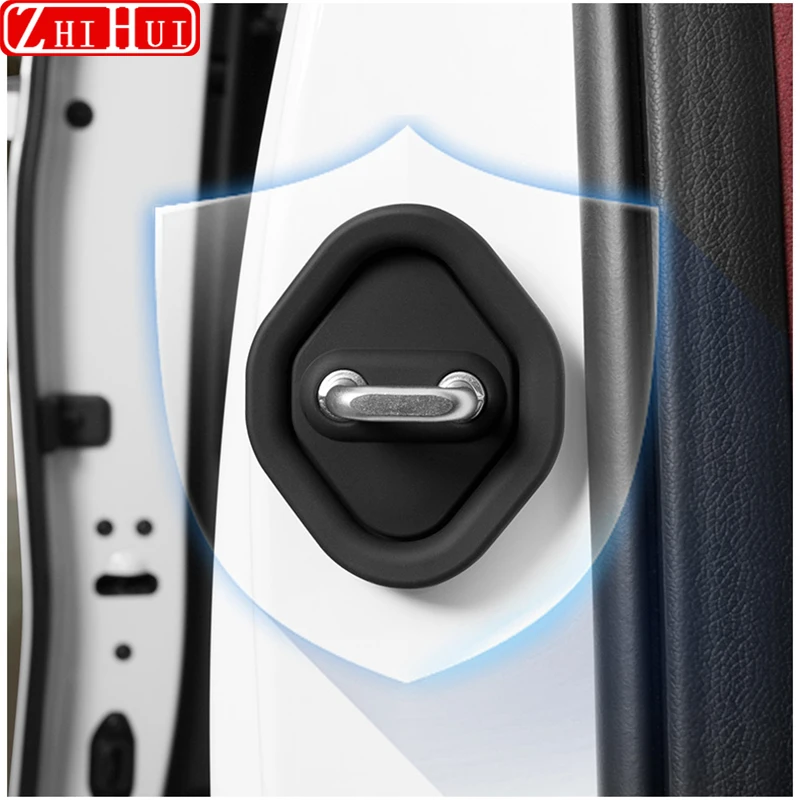 For Trumpchi GAC M8 2024 2023 2025 Car Styling Cushioned Door Lock Cover Decorative Silicone Cover Auto Modification Accessories