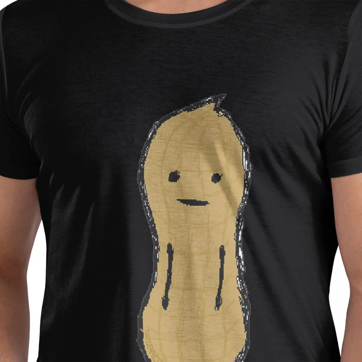 

Футболка из 100% хлопка с арахисом, мужские модные футболки, мужские футболки с круглым вырезом и коротким рукавом, S-6XL