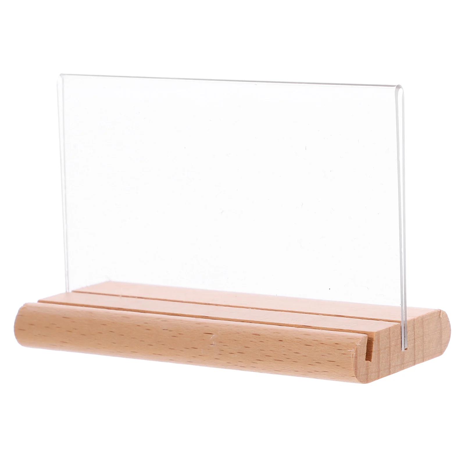 

Small Menu Display Card Shelves Retail Countertop Sign Holder Table Stand Office