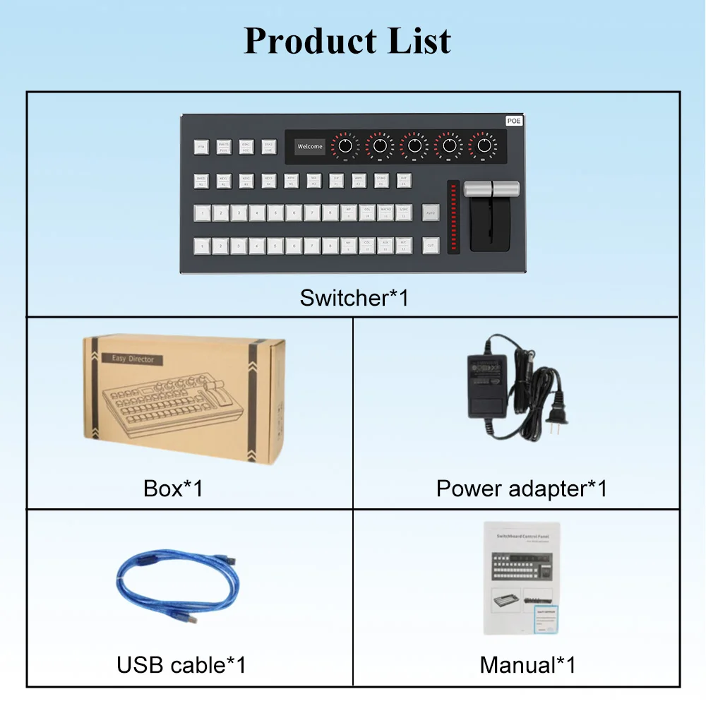 KATOVJJTS VMix ATEM OBS لوحة مفاتيح لوحة المفاتيح البث المباشر لوحة التحكم فيديو خلاط نظام المؤتمرات لوحة مفاتيح الصوت #6