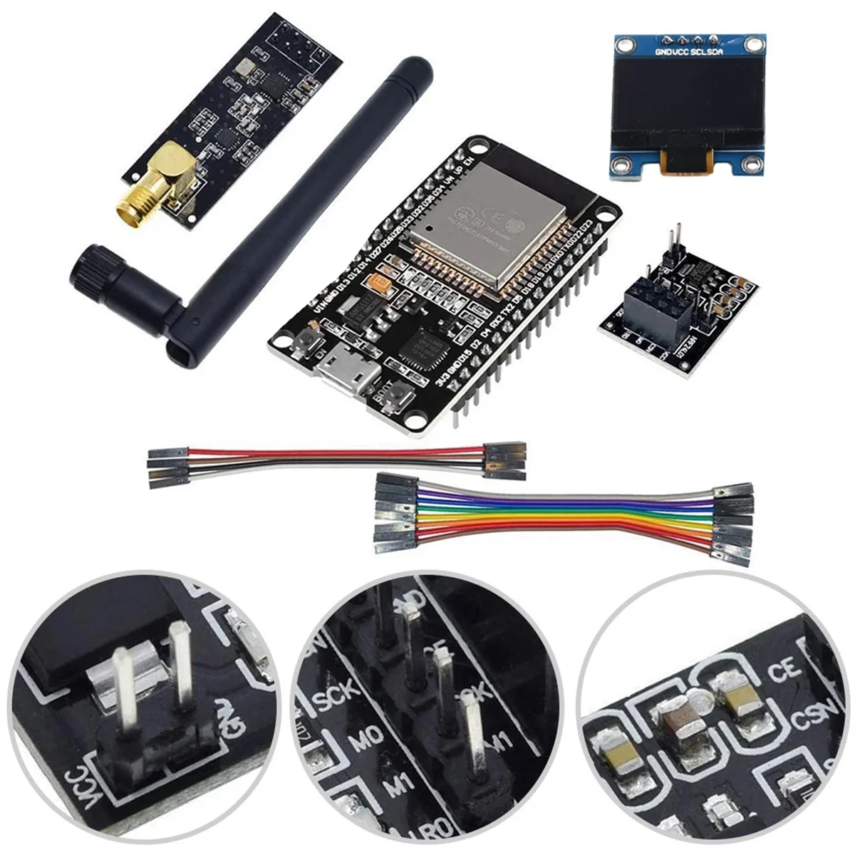 DTU DIY-kit Eenvoudige integratie Real-time prestatiebewaking Sterke NRF24L01+ antenne Hoge compatibiliteit