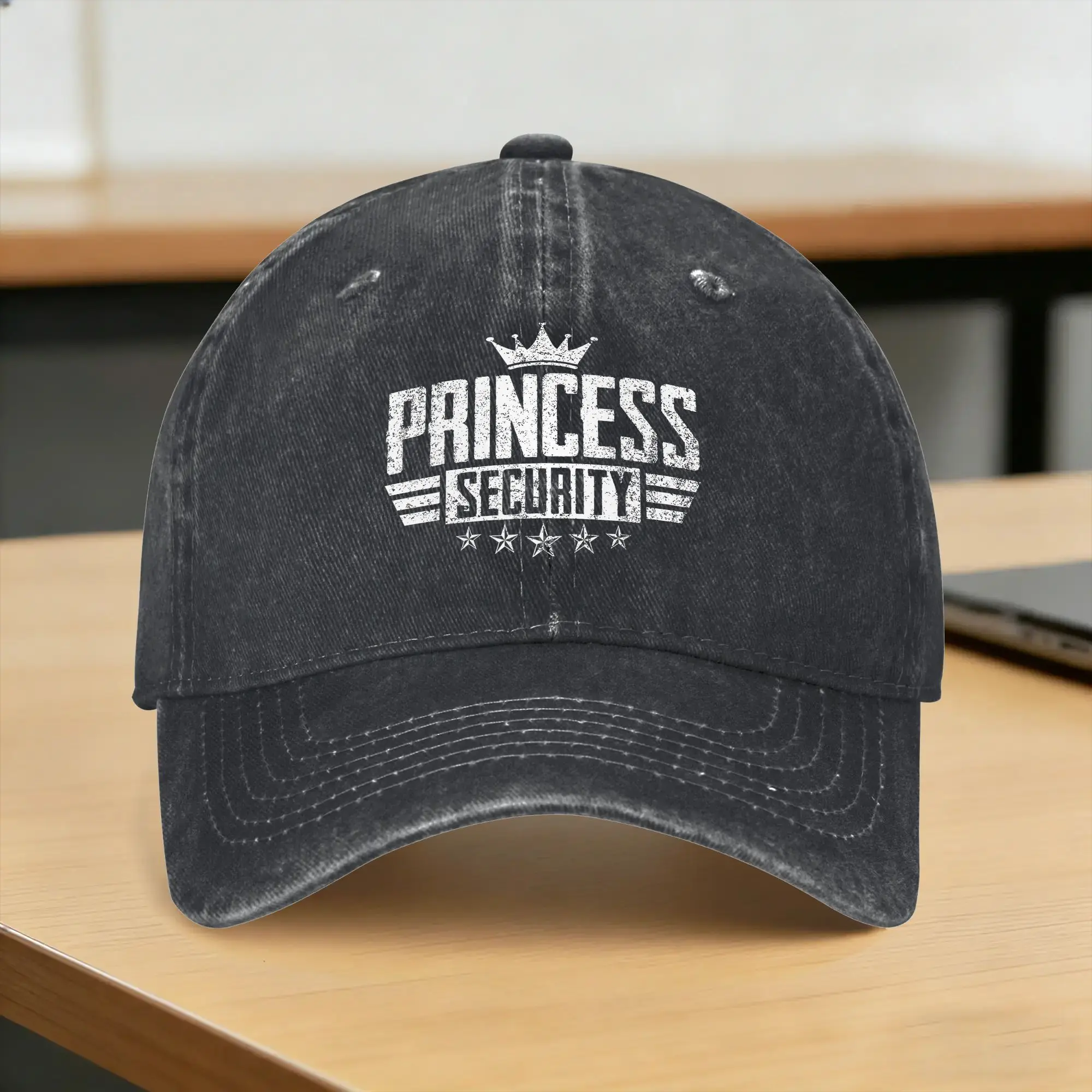 Princess Security Halloween  Casual Baseball Cap  Outdoor Gym Trucker Hat Summer Breathable Female Male Vintage Baseball Caps