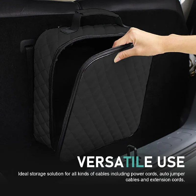 EV Car Charging Cable Storage Bag Round/Square Charging Units Bag Shockproof Anti Dust Charging Cable Carry Bag For Rechargeable