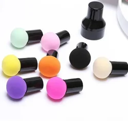 Mushroom Head Cosmetic Puff with Protective Cap Loose Powder Foundation  Puff Air Cushion Sponge Makeup Egg Beauty Makeup Tools