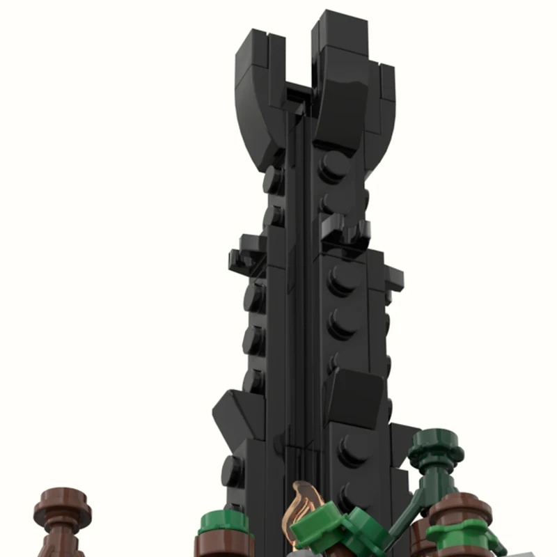 MOC-223467 Beliebte Film Kreative Modell Serie Isengard Bausteine Montieren Elf Festung Ziegel Set Kreative Geschenke 224PCS