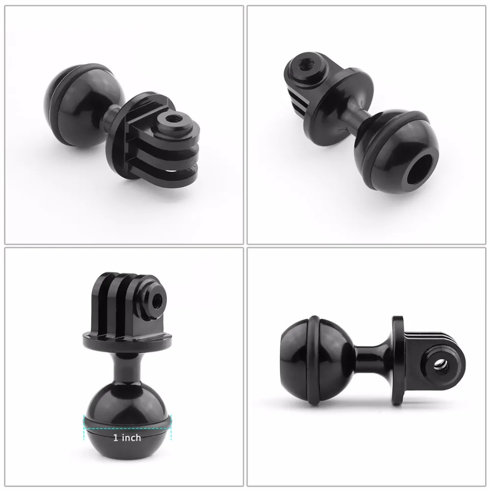 Cnc 1 Zoll Kugelkopf Stativ halterung Adapter Lichter Ständer halter mit Schrauben loch für Gopro Held 13 12 11 10 Dji Action Kamera – Detail 16