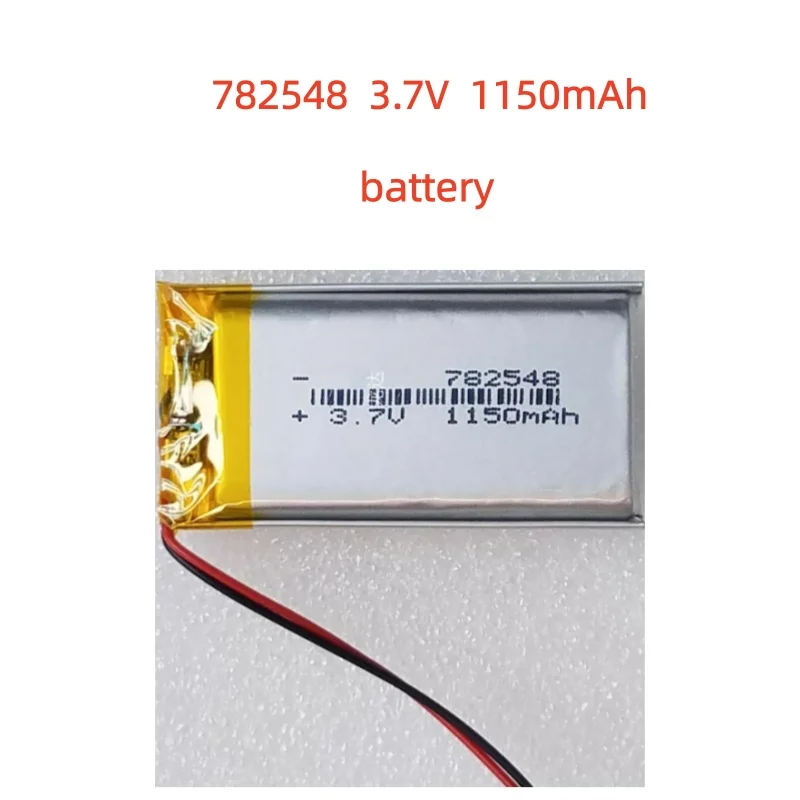 

782548 802548 3.7V 1150mAh Rechargeable li Polymer Li-ion Battery For Early education machine Story machine kids toys speaker