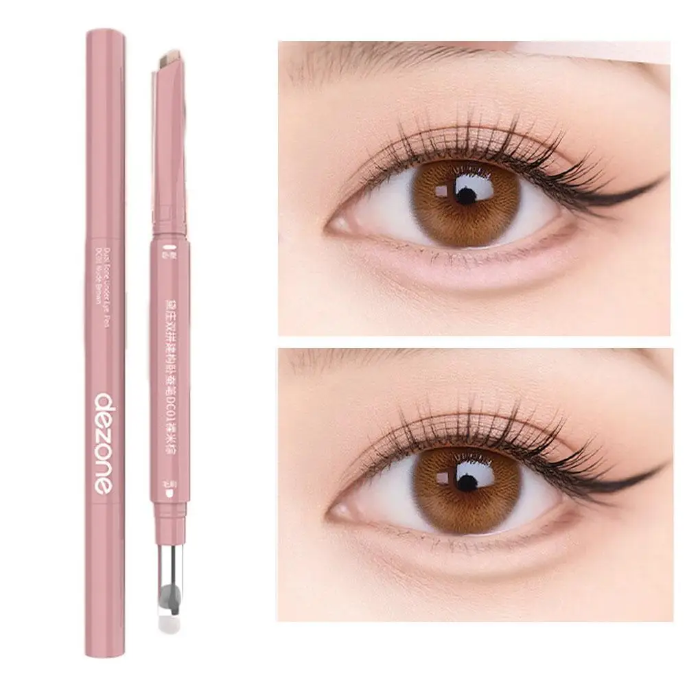 

Mulitfuntional 2 In1Lying Silkworm Pencil Highlighter Makeup Pen Nude Liquid Contour Liner Eye Brightener Makeup Stick