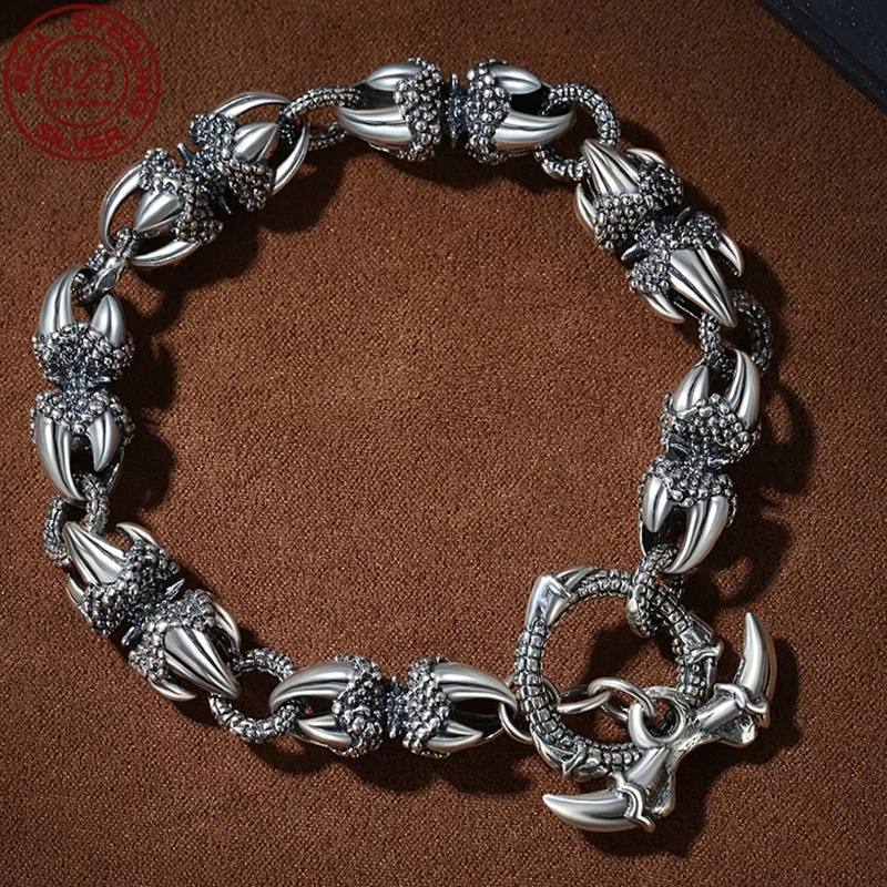 

Stylish retro overbearing punk style Dragon Claw bracelet men's and women's fashion personality jewelry party gifts