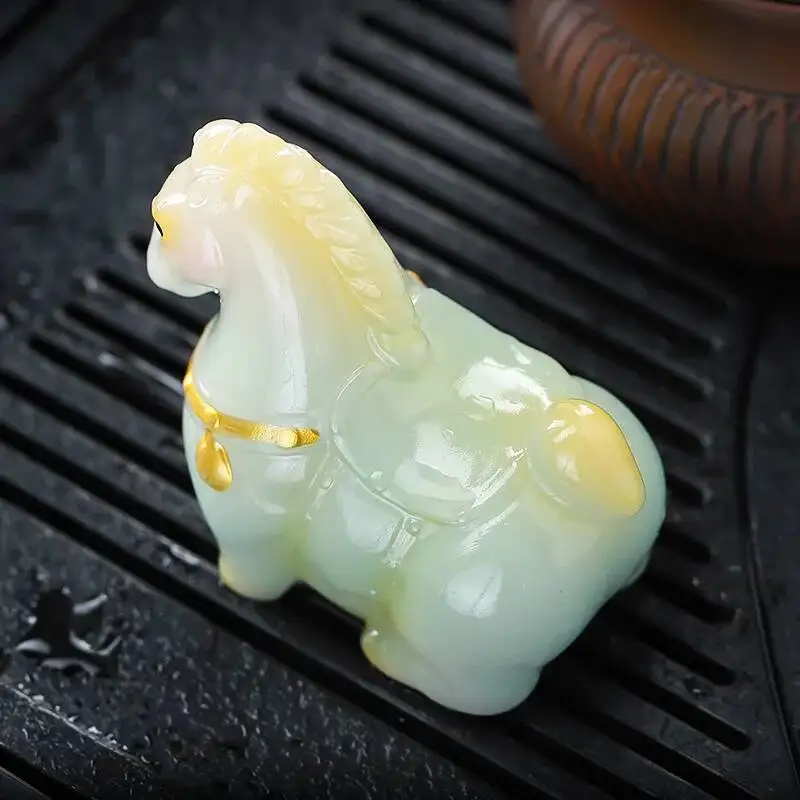   Color-Changing Horse Tea Pet Ornament Tea Table Tea Play Decoration Tea Ceremony Чаепитие