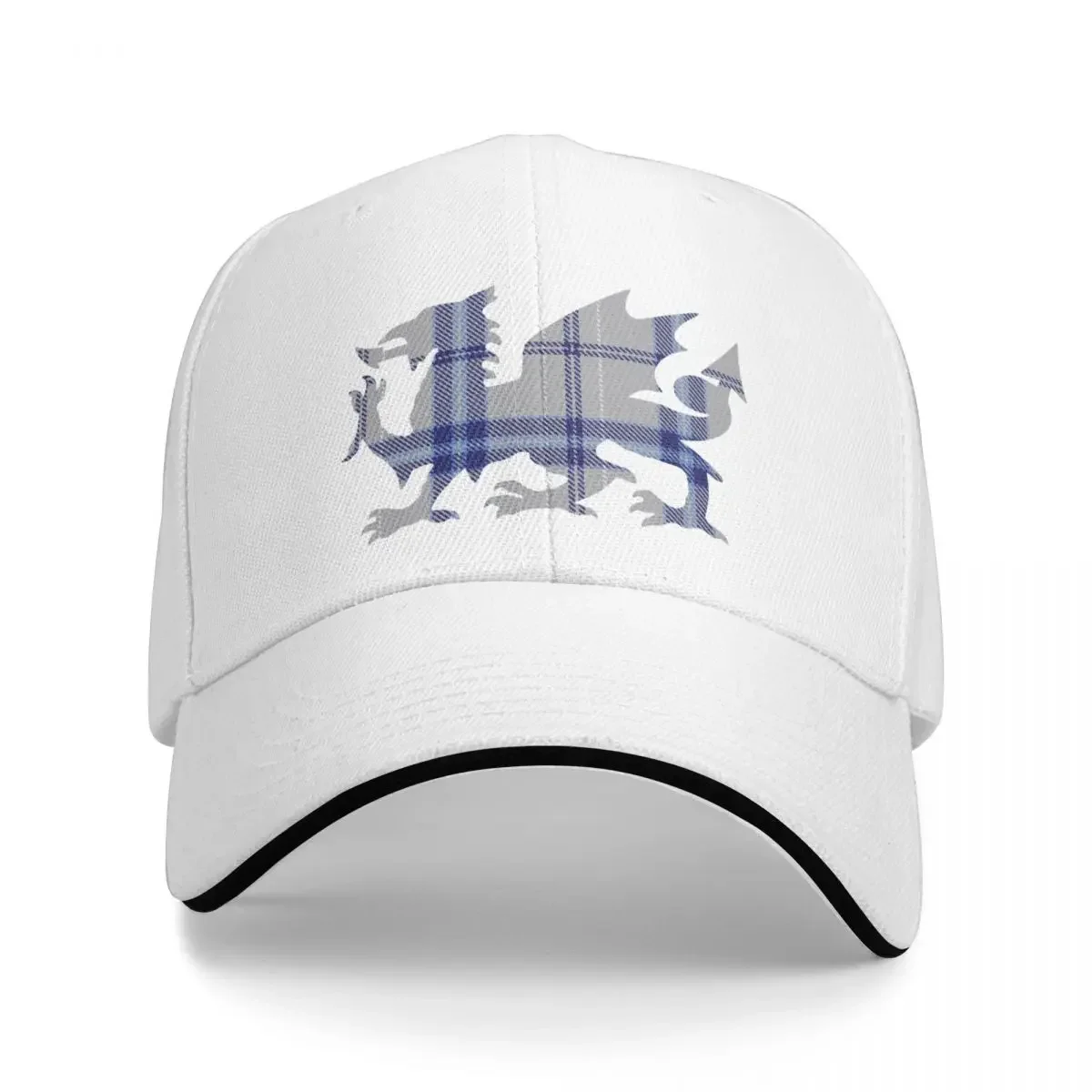 Edwards/Edwardson Family Welsh Dragon Tartan Baseball Cap Wild Ball Hat Snap Back Hat Mountaineering Women's Beach Visor Men's