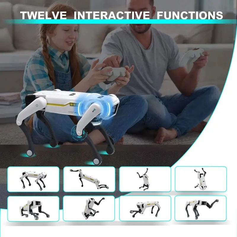 Intelligent Ai Rc Robot Dog Voice Dialogue App Remote Control Programming Singing Dancing Machine Dog Kids Toys - Aliexpress 26