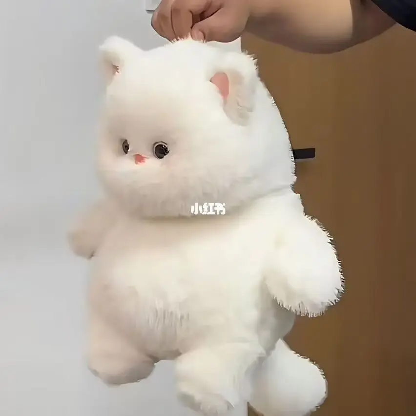 

White Cat Plush Toy Creative Doll Ideal Gift Stuffed Animal Soft Toys For All Ages Collectible Plushies Comfortable soft toys